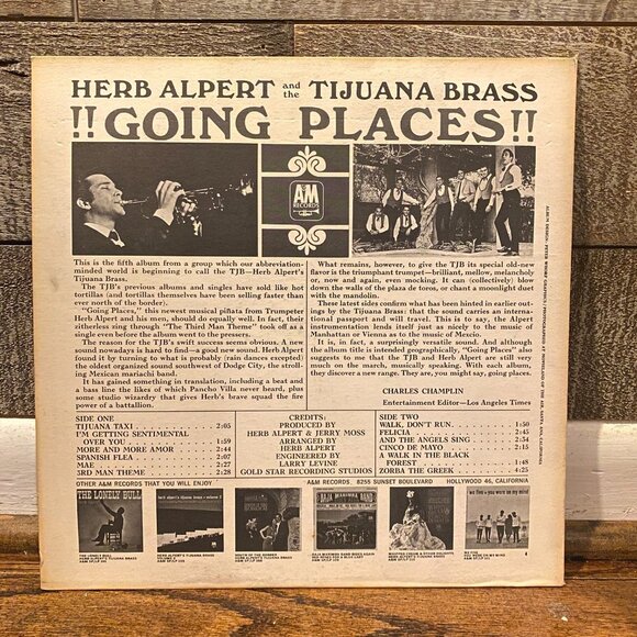 Herb Alpert and The Tijuana Brass, Going Places Vinyl Record - Picture 13 of 14